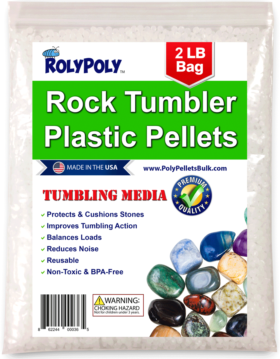 Polly Plastics Polypropylene Plastic Poly Pellets Rock Tumbling