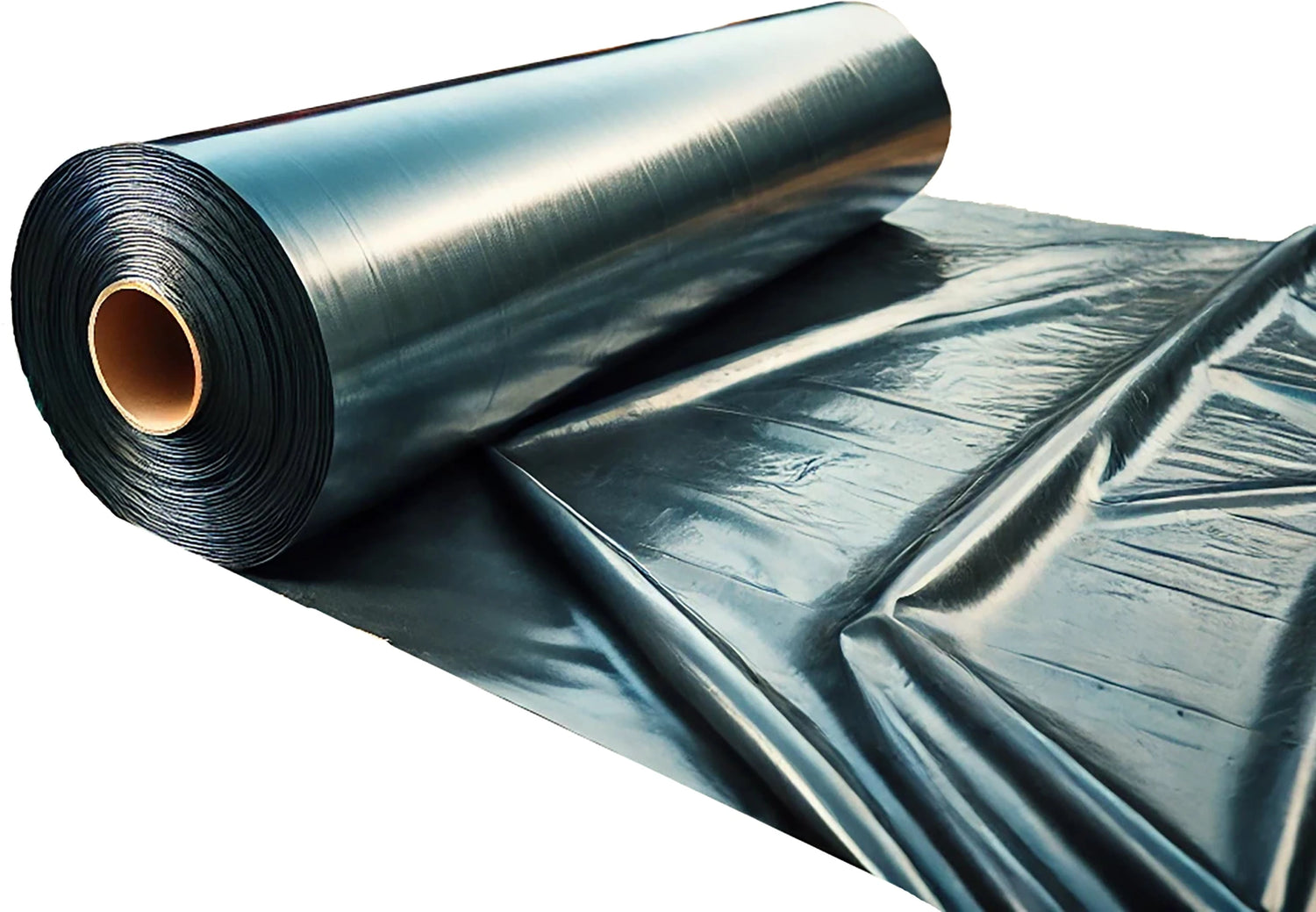 Roly Poly Black Plastic Sheeting