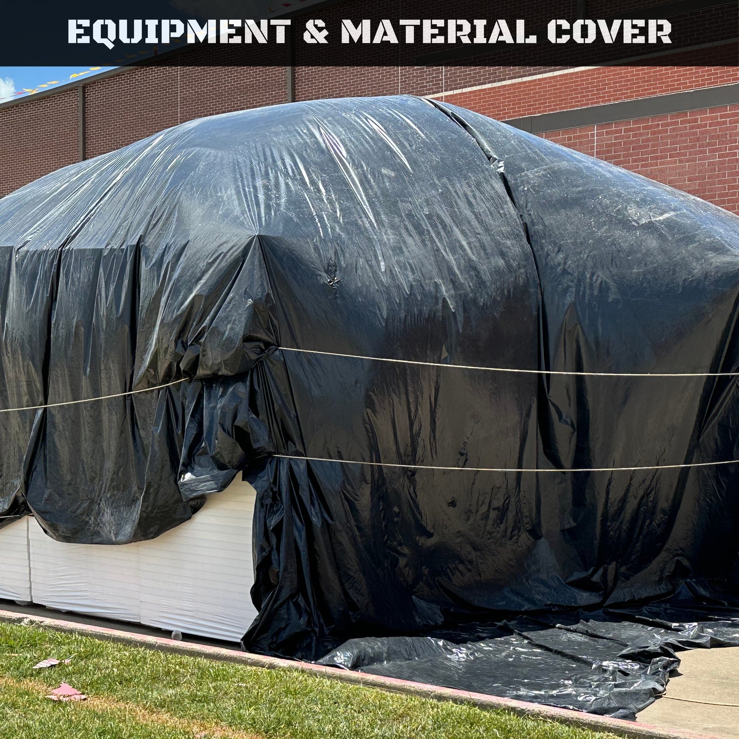 black plastic for plants 6 MIL Black Plastic Sheeting 20' x 100'
