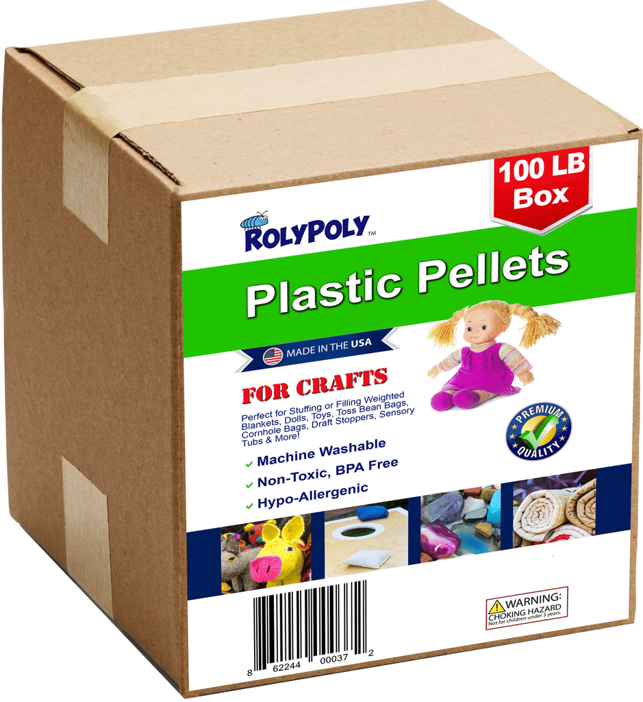 Poly Plastic Pellets Bulk 100LB Box – Roly Poly